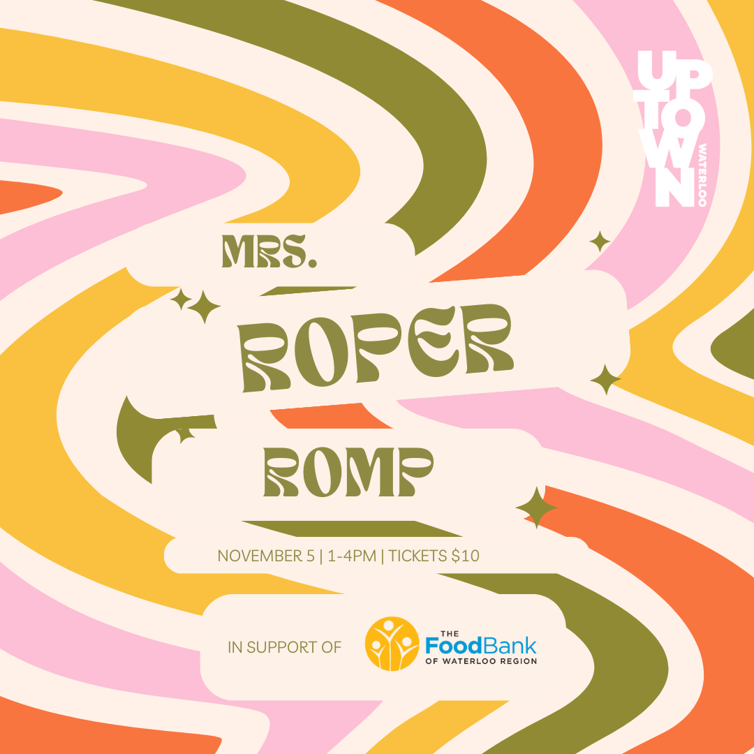 70s style graphic saying Mrs. Roper Romp